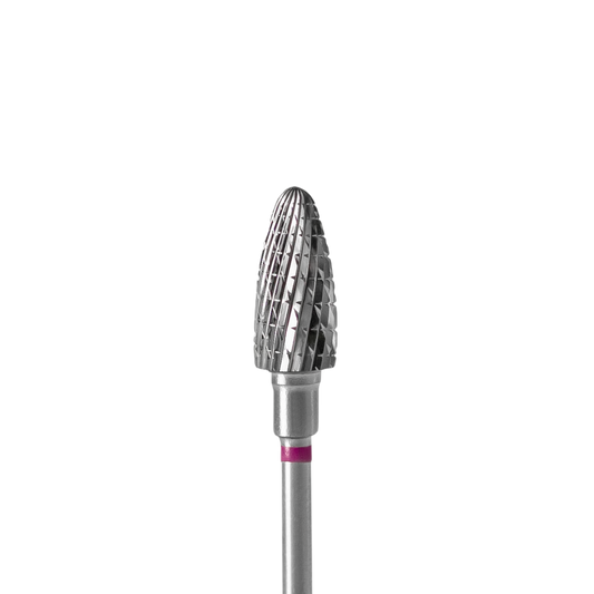 Carbide nail drill bit, “corn” purple, head diameter 6 mm / working part 14 mm