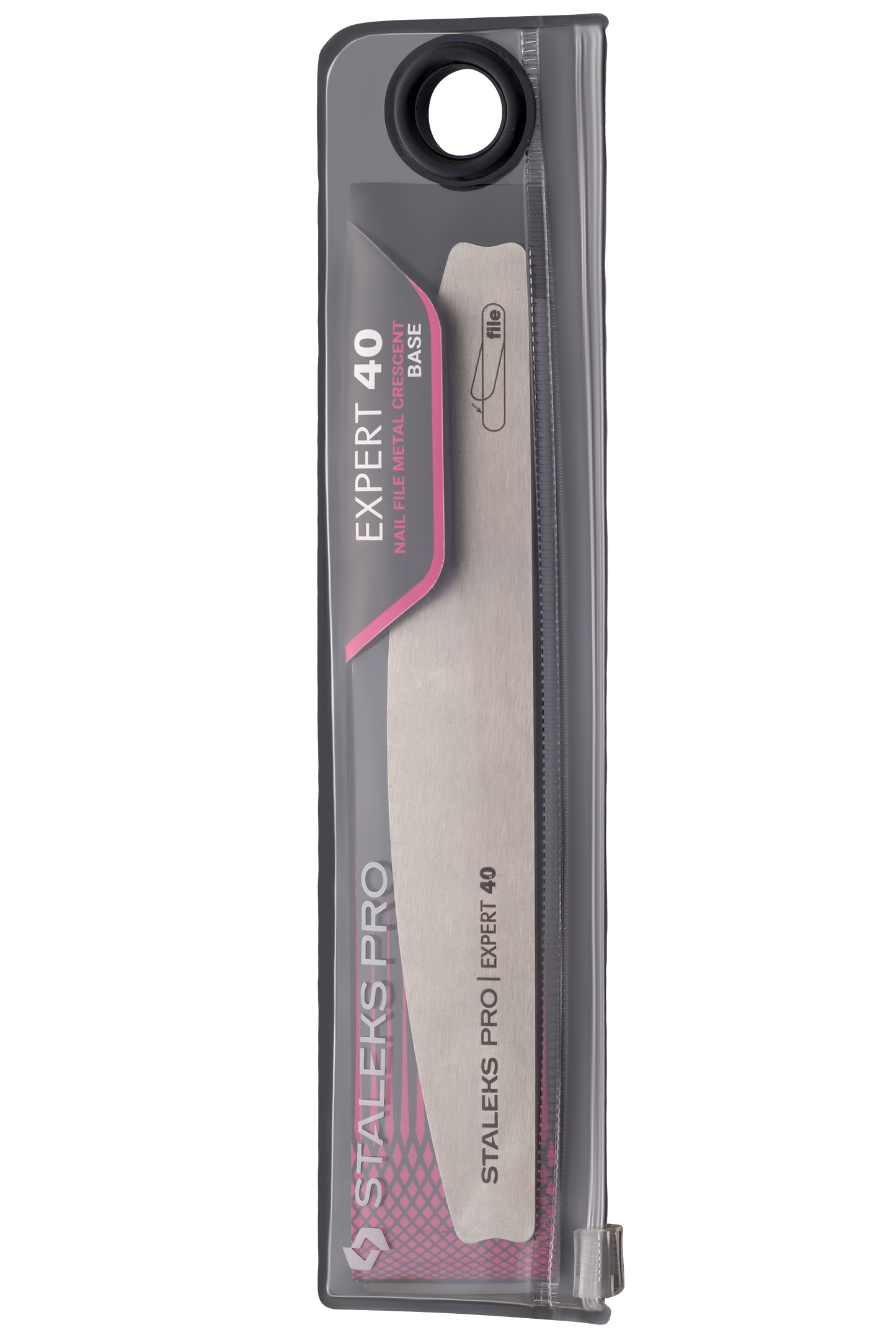 Metal base for crescent nail file Staleks Pro Expert 40