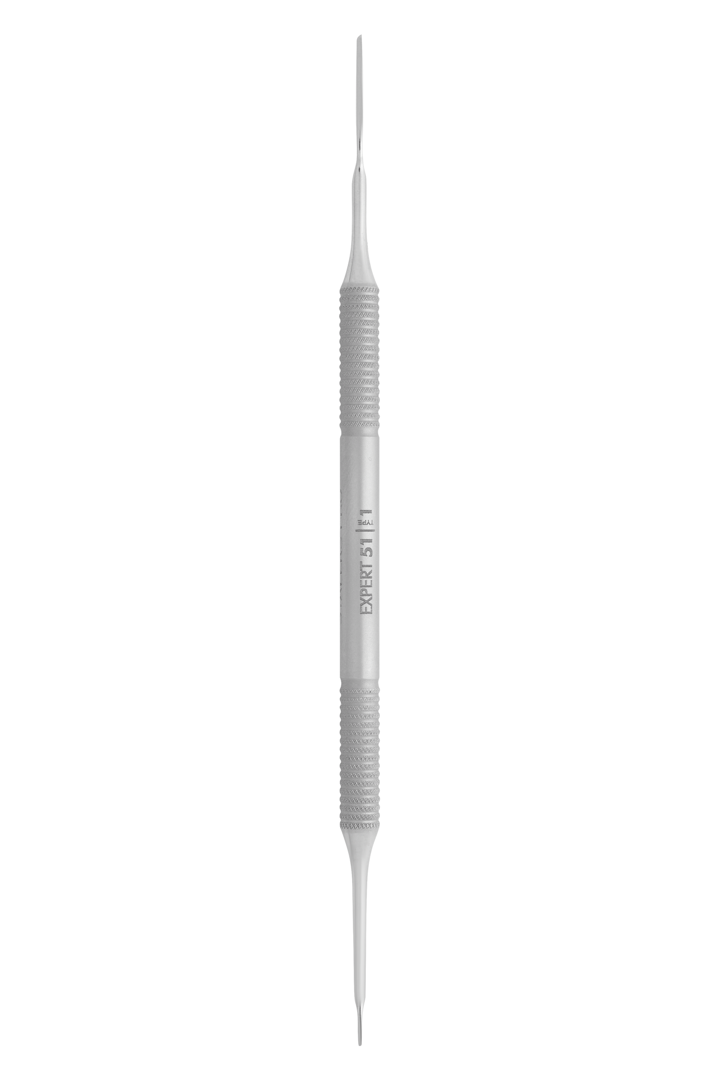 Manicure pusher EXPERT 51 TYPE 1 (straight flat and loop pusher)