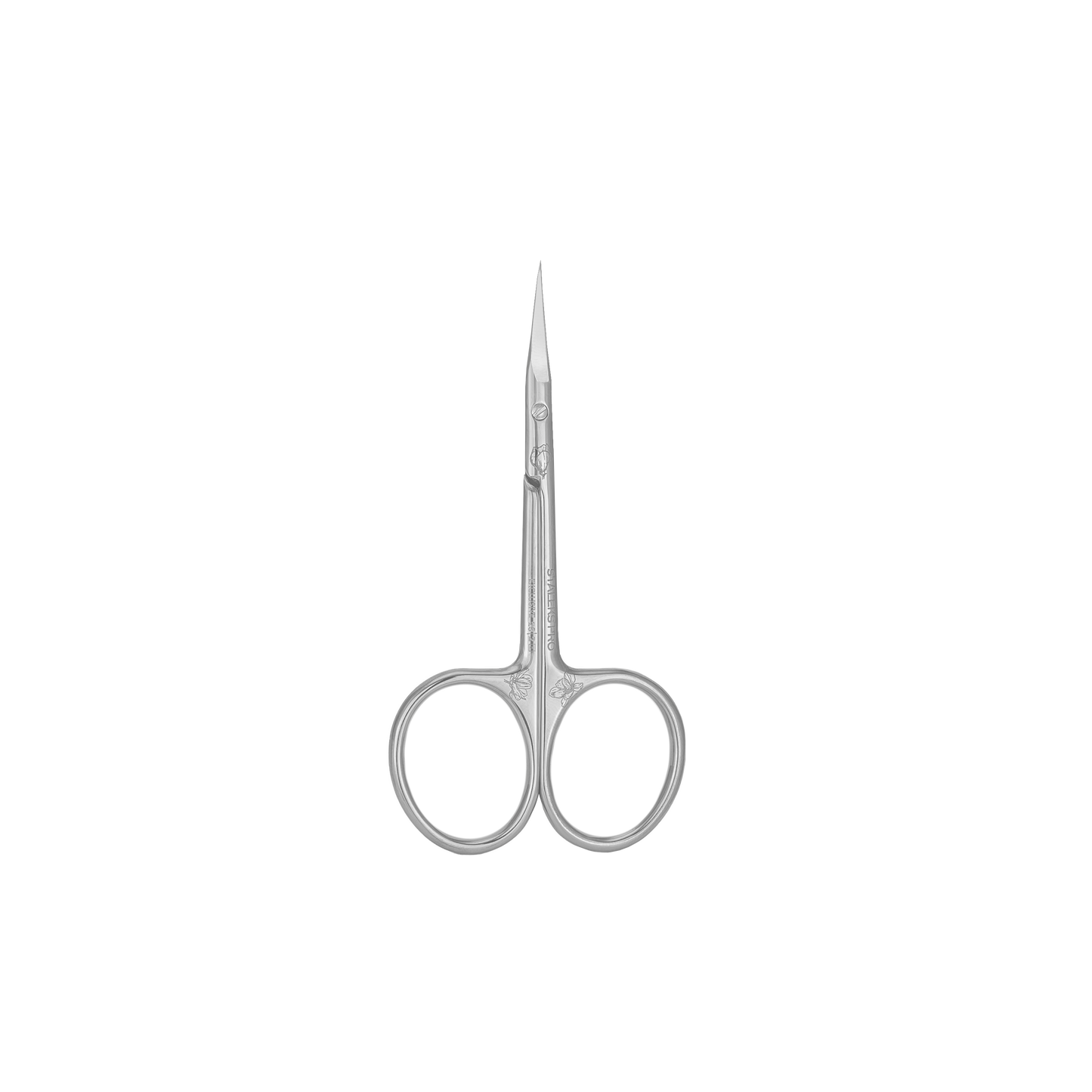 Professional cuticle scissors with hook Staleks Pro Exclusive 23 Type 2 (Magnolia)