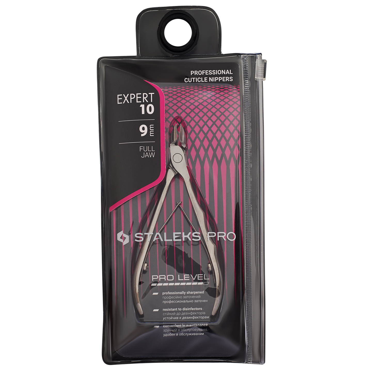 Professional cuticle nippers EXPERT 10 9 mm.